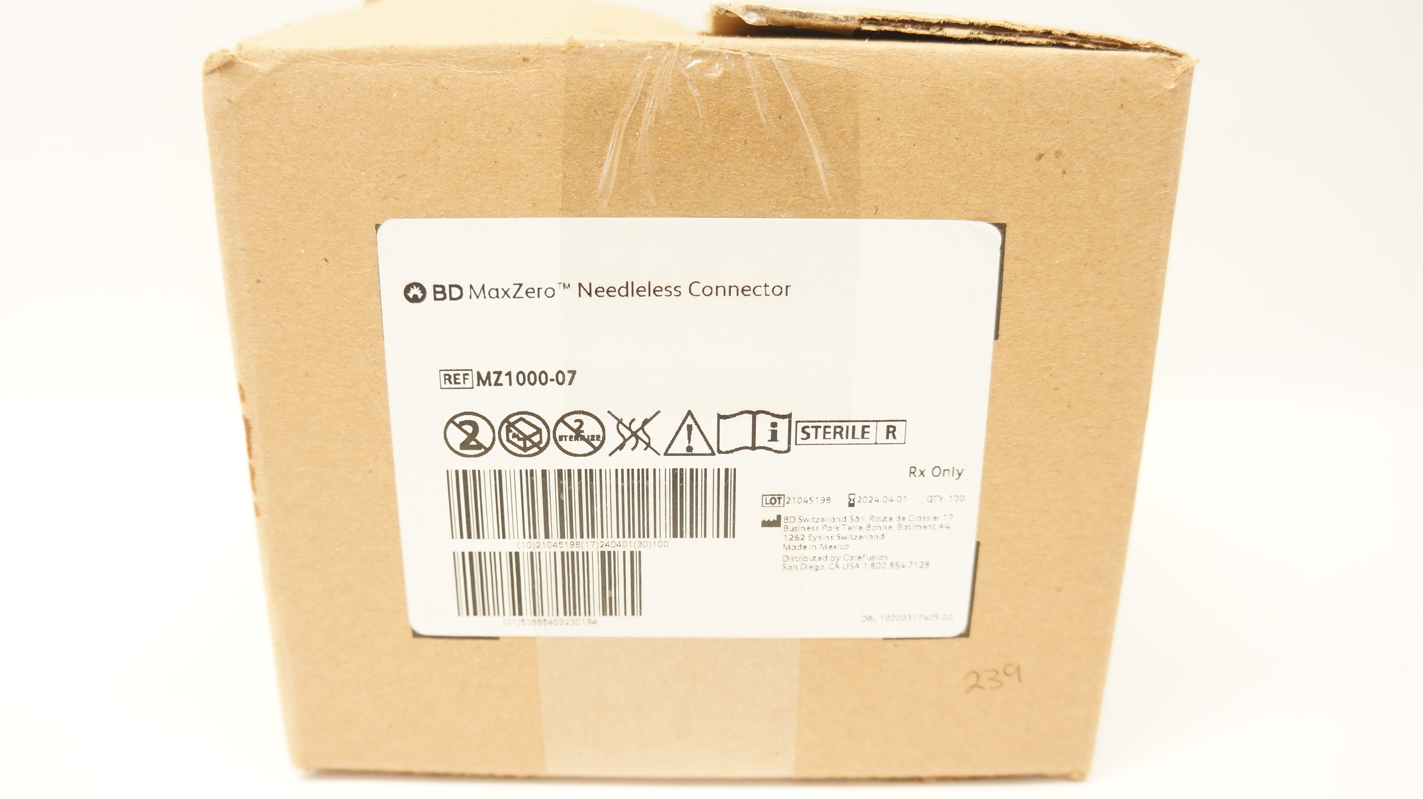 Alaris Medical # MZ1000-07