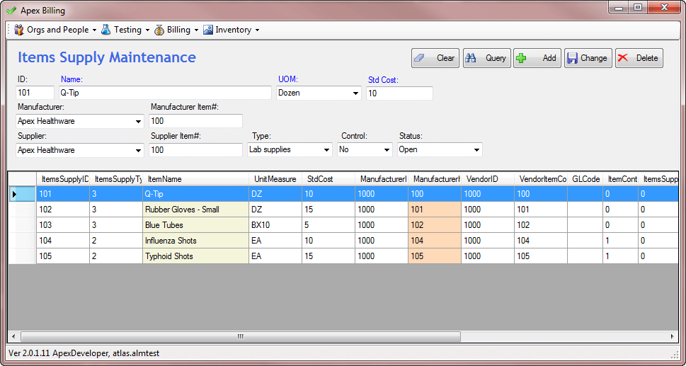 Apex Healthware # 1061-HQ