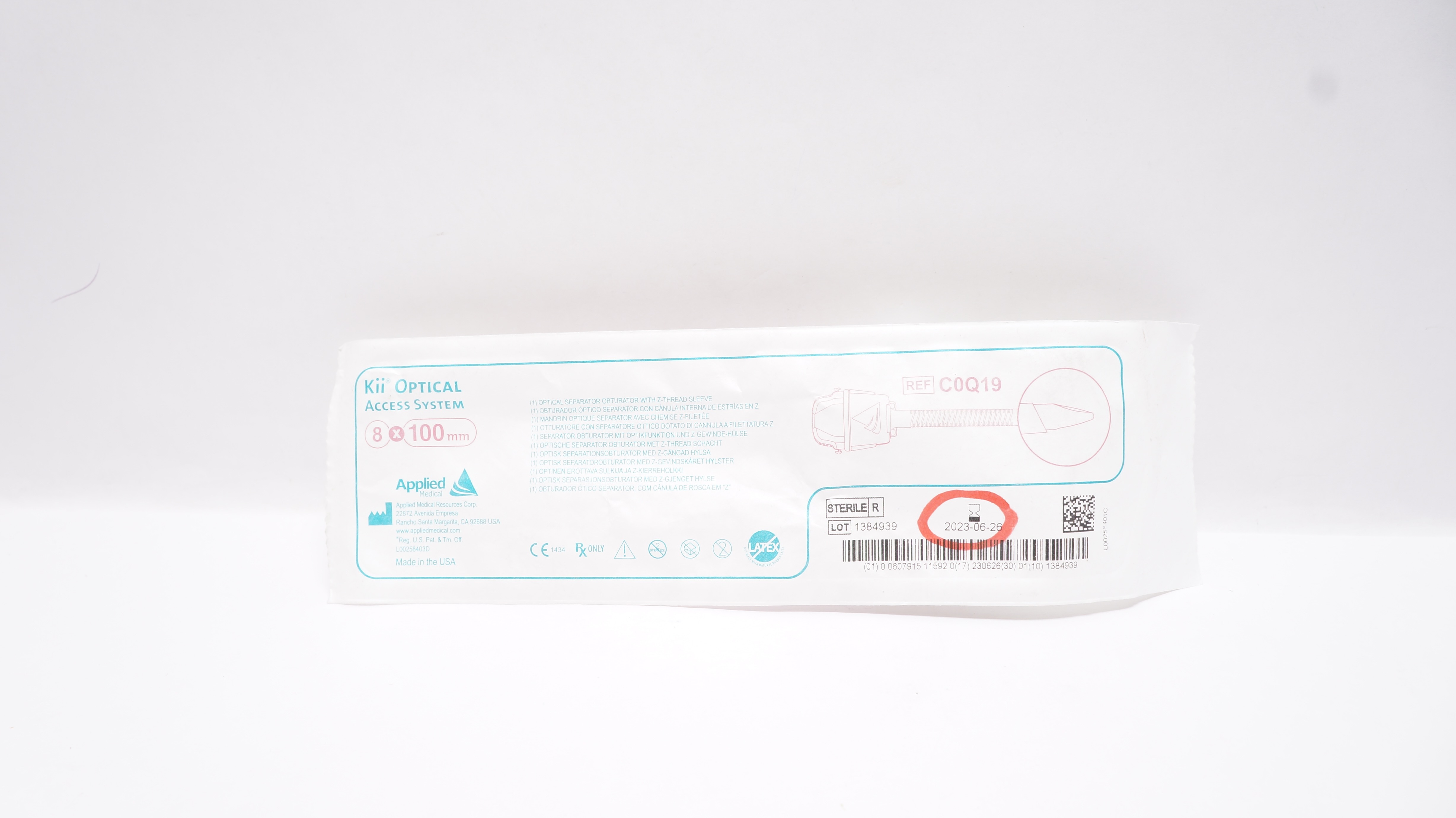 Applied Medical Resources # C0Q19