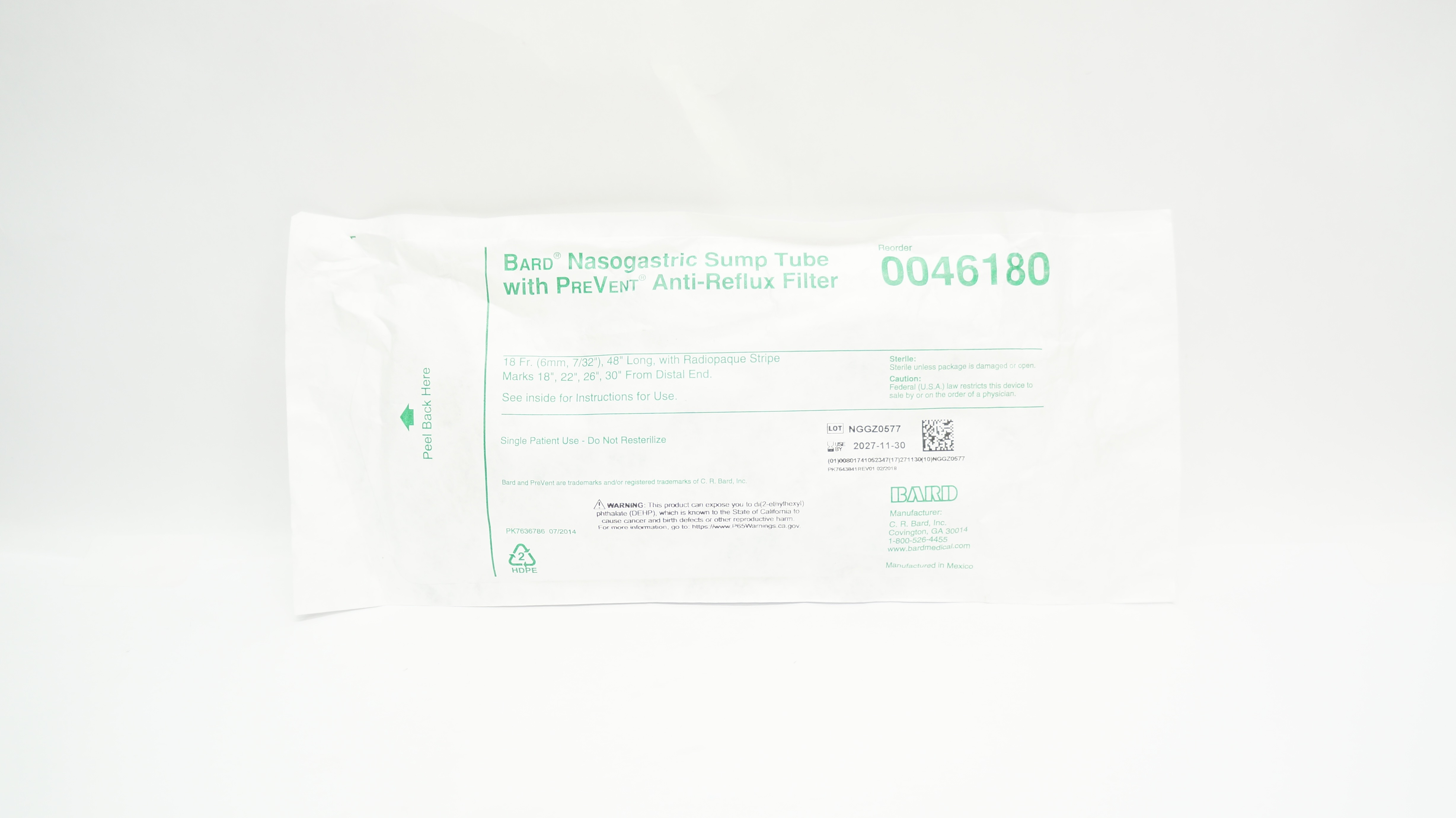 Bard Medical # 46180