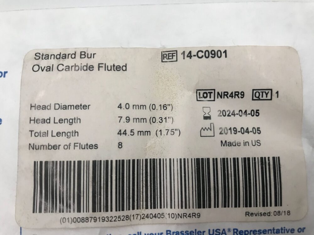 Brasseler USA Medical # 14-C0109