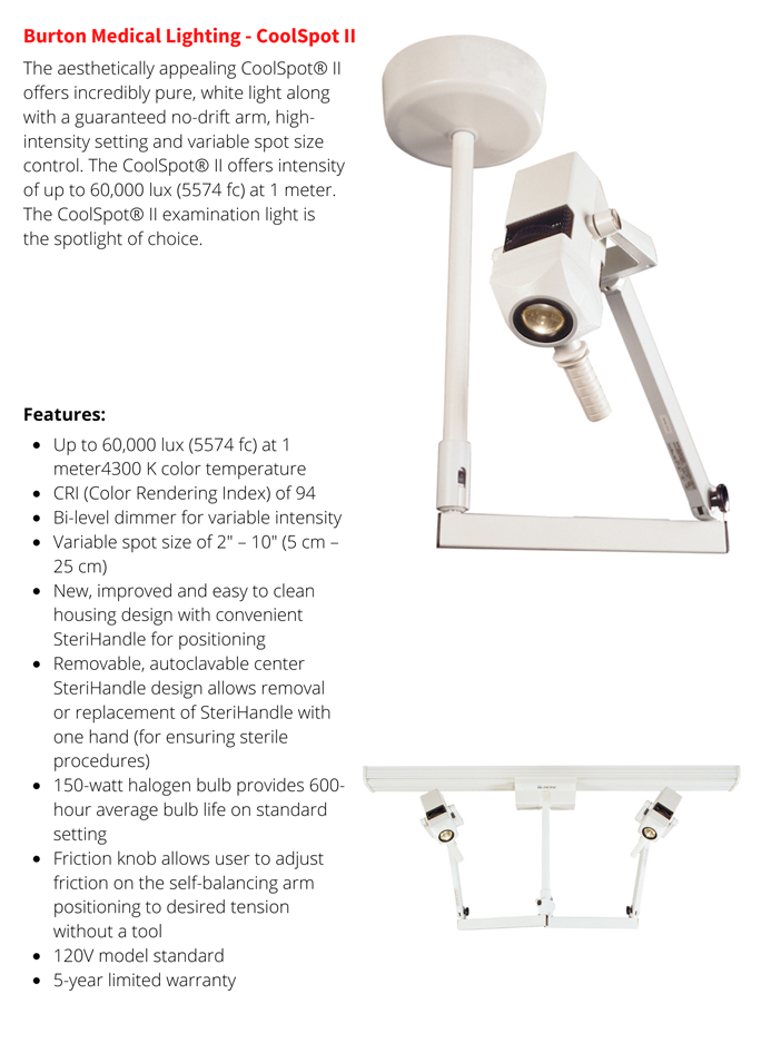 Burton Medical Prod # MDR7211372