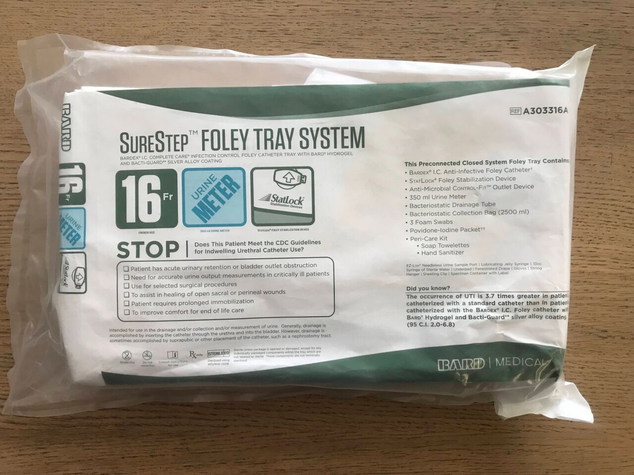 C.R. Bard # A303316A