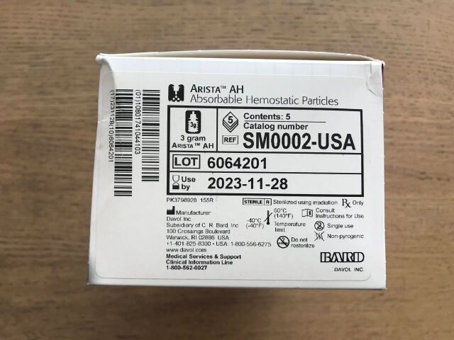 C.R. Bard # SM0002-USA