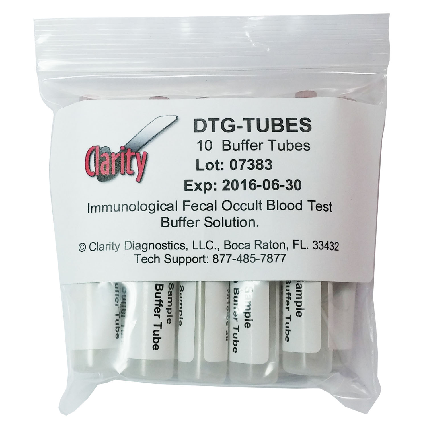 Clarity Diagnostics # DTG-TUBES