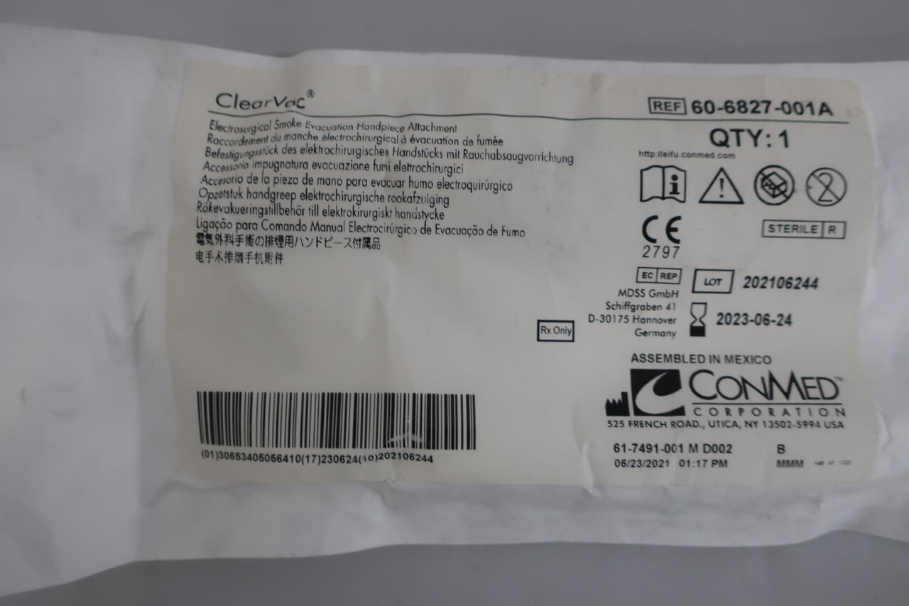 Conmed # 60-6827-001A