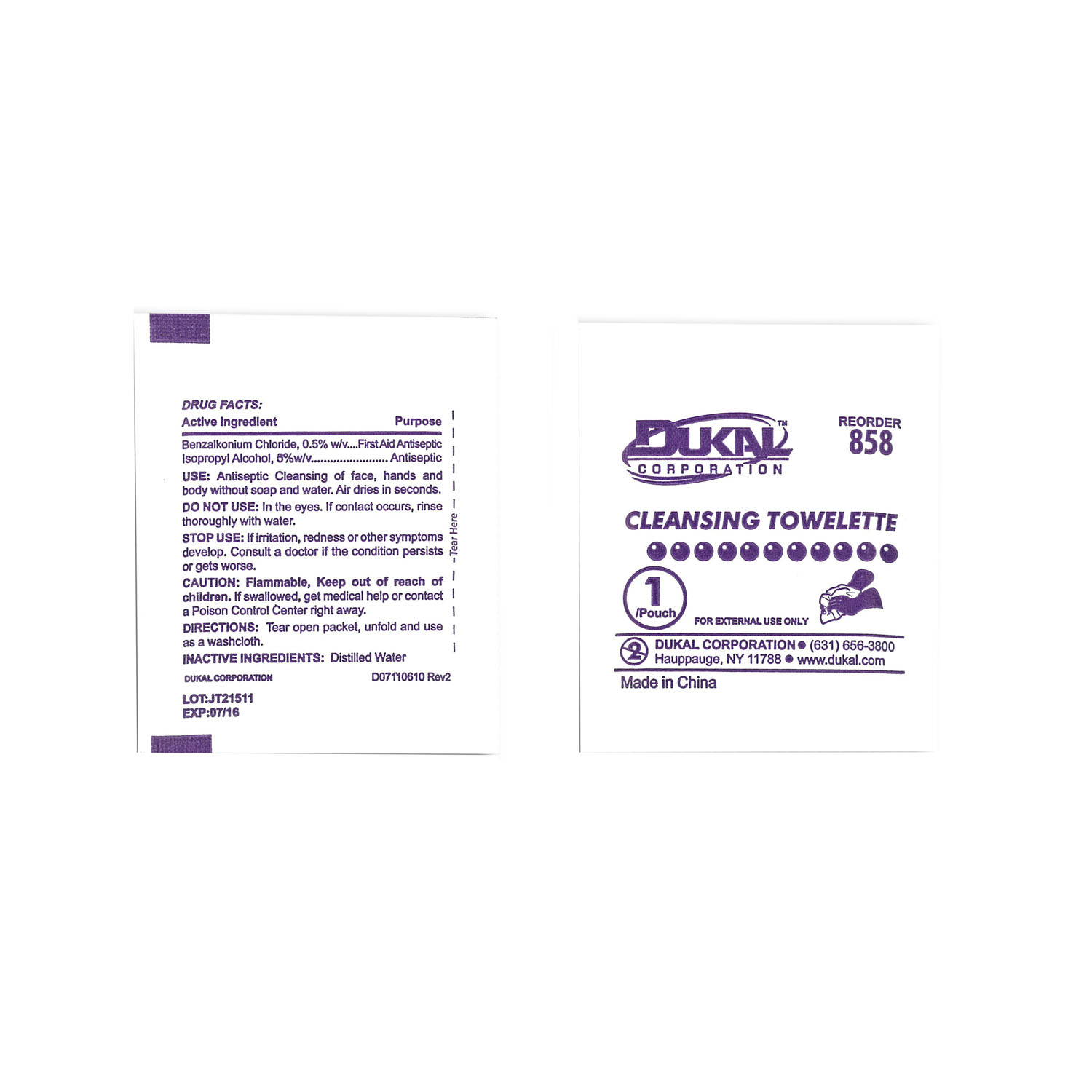Dukal Corporation # 858-1000