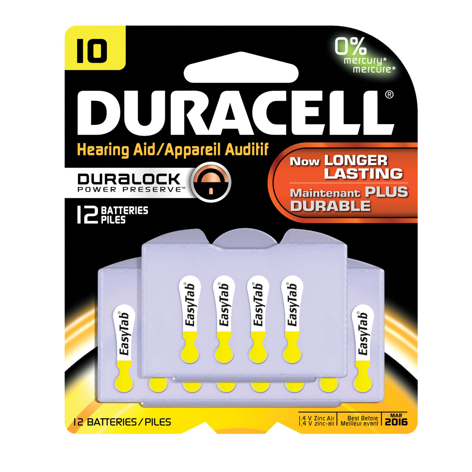 Duracell # DA10B12RC