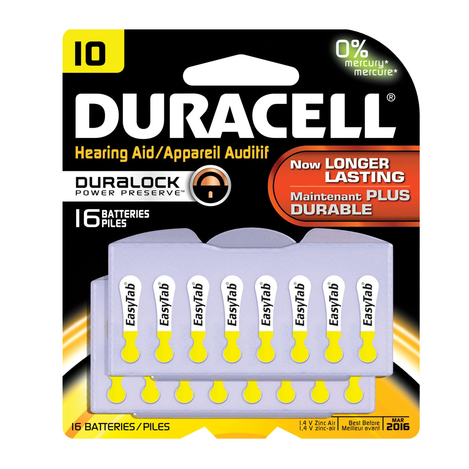 Duracell # DA10B16