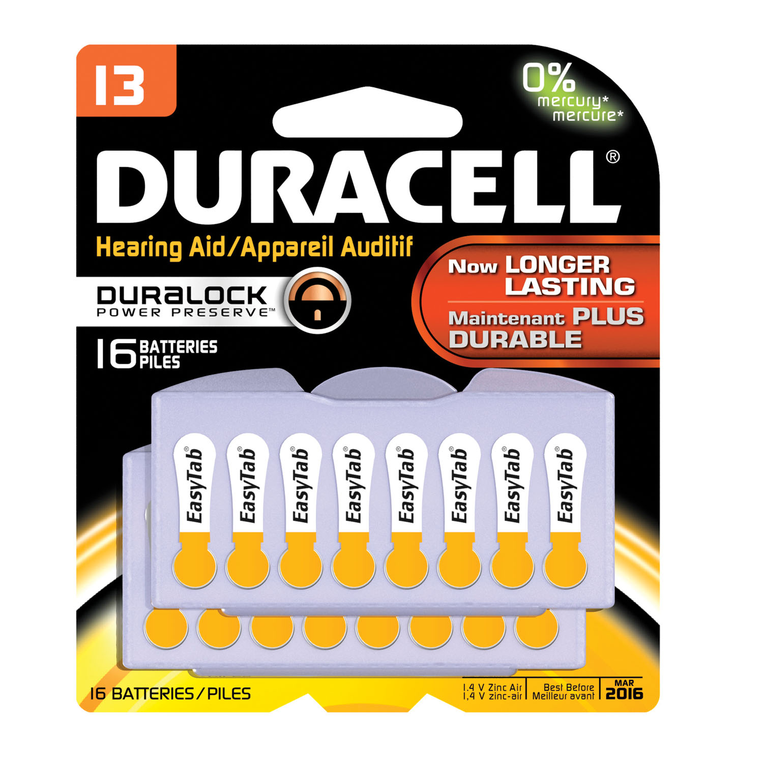 Duracell # DA13B16