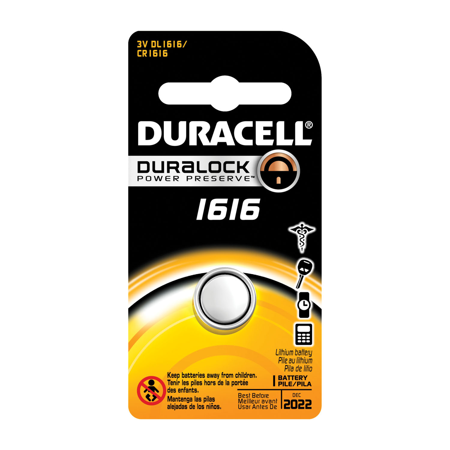 Duracell # DL1616BPK