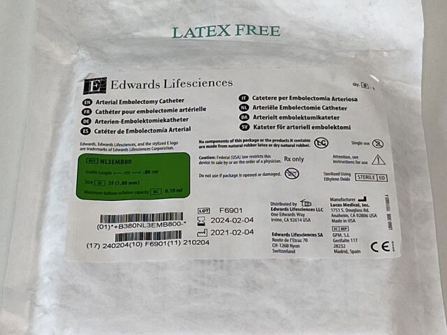 Edwards Lifesciences # NL3EMB80