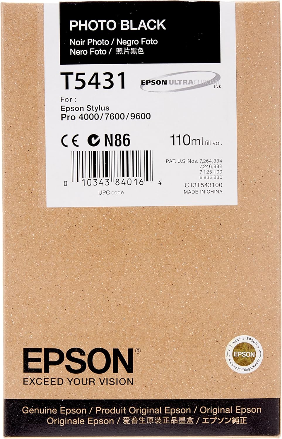 Epson America # T543100