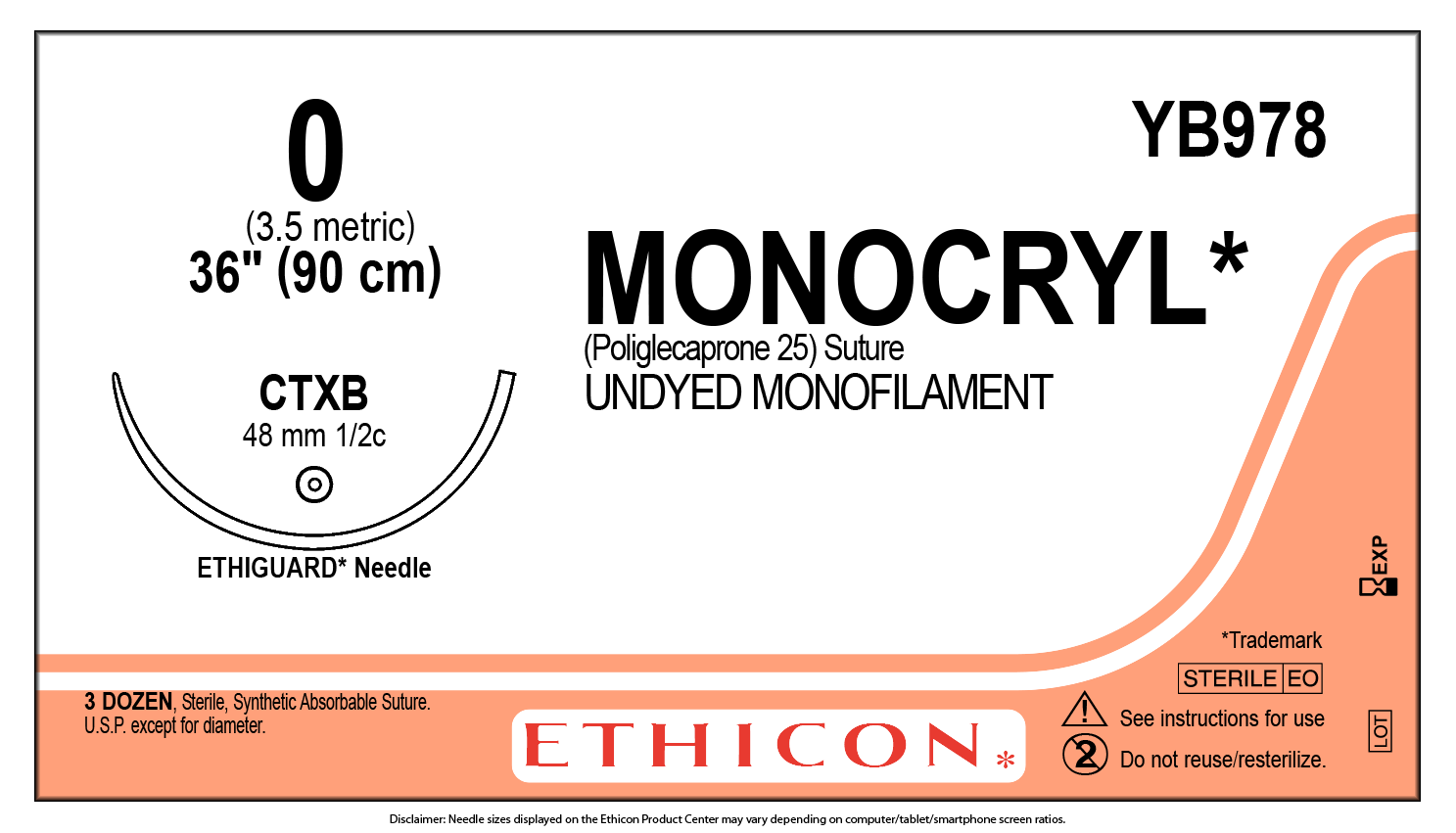 Ethicon # YB978