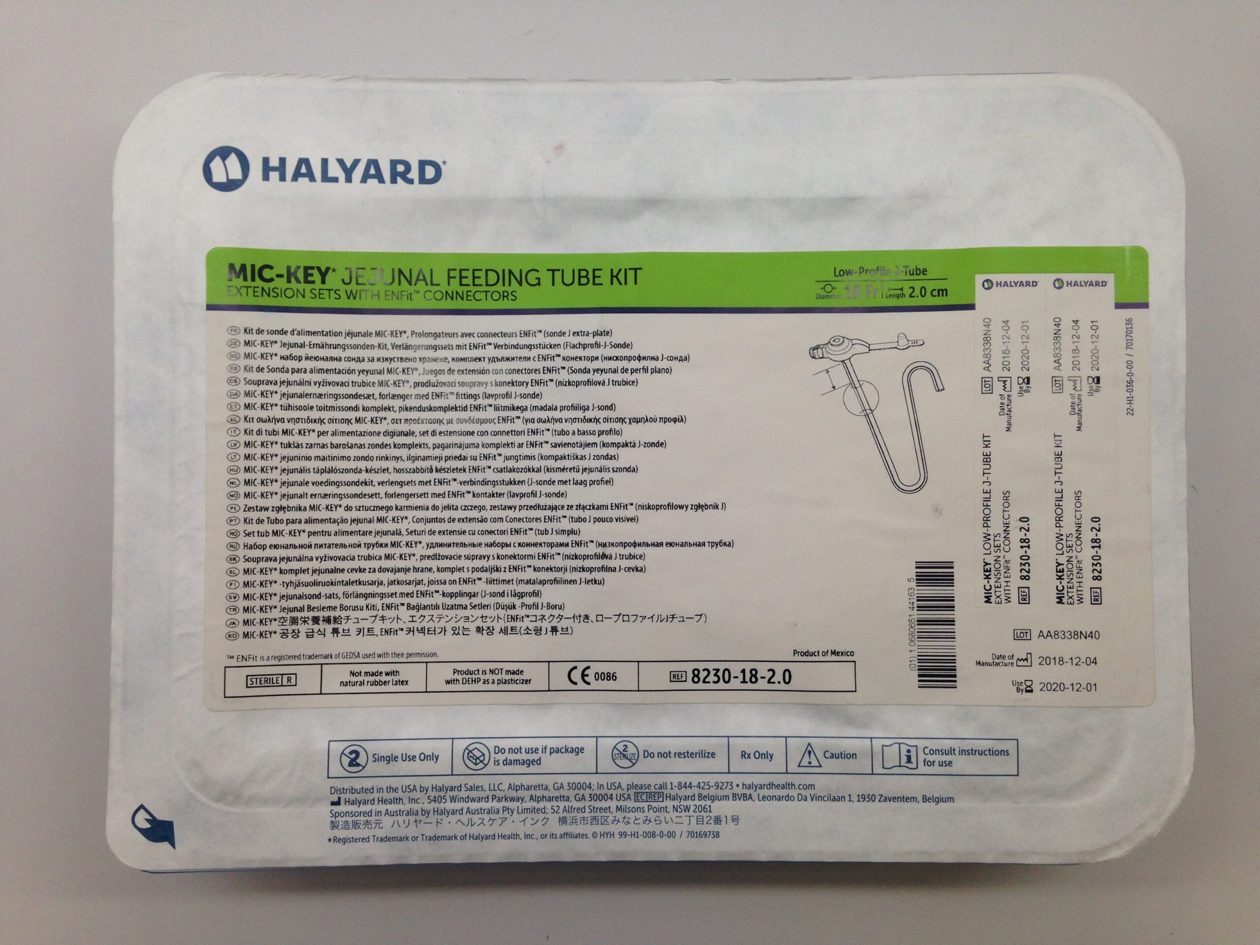 Halyard Health # 0230-18-2.0