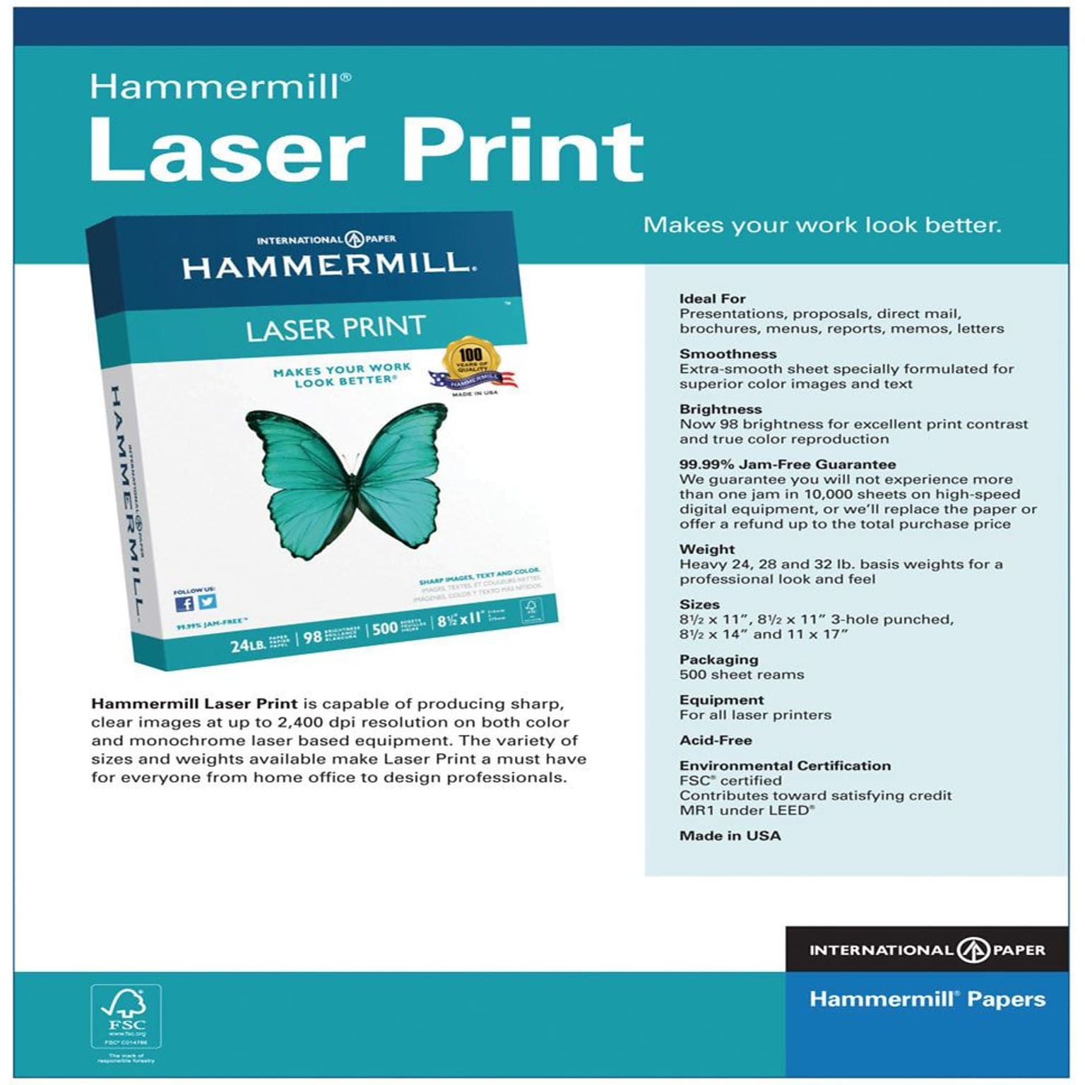 Hammermill Papers Group # 12553-4