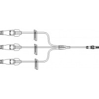 ICU Medical # B33050 Smallbore Trifuse Set with 3 Clamps, 8