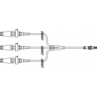 ICU Medical # B33174 Extension IV Set with Microclave Technology - Red ...