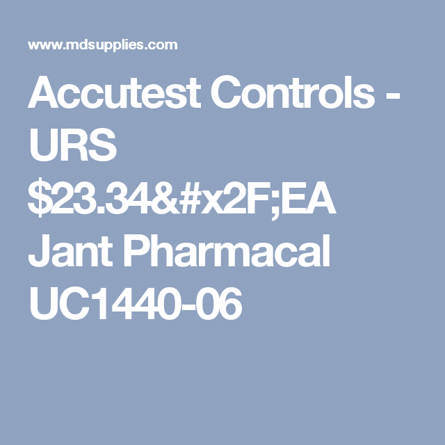 Jant Pharmacal # UC1440-06