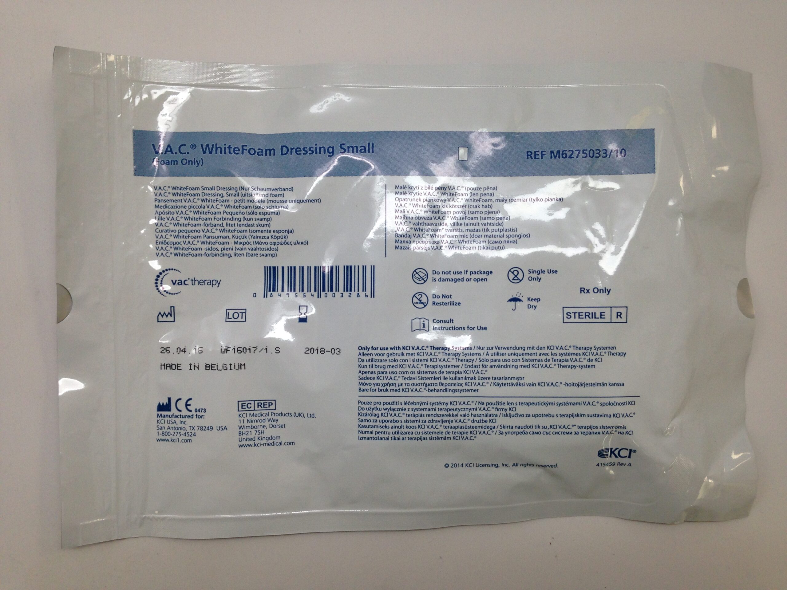 Kci Usa Inc # M6275033/10