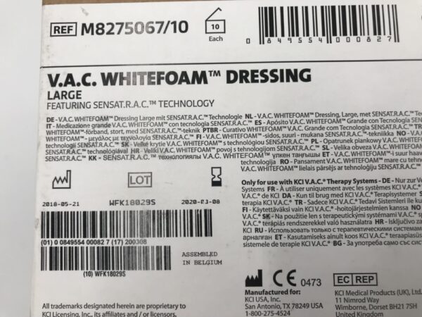 Kci Usa Inc # M8275067/10.S