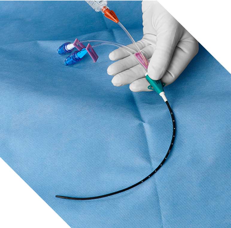 Medline A3720HKICNL Catheter Central Venous Kit 7FR 20CM 3-Lumen ...
