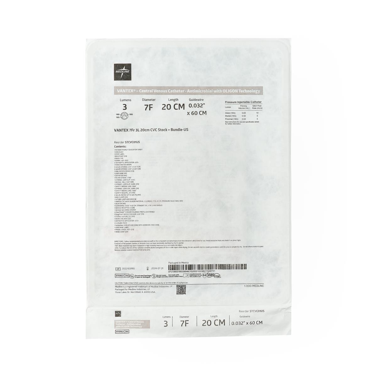 Medline # CMPV7163LBP