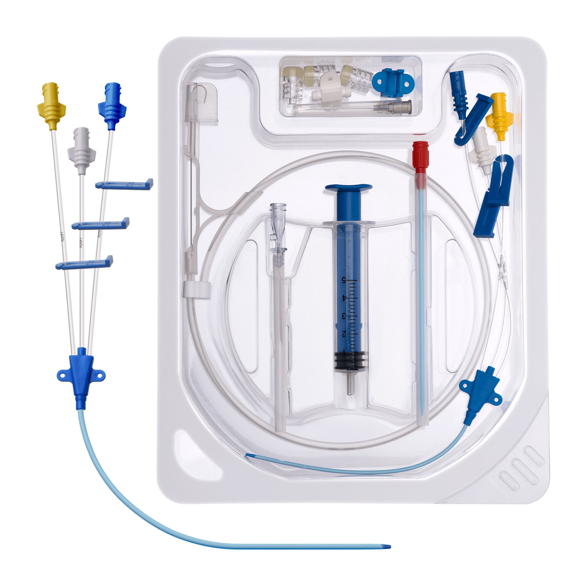 Medline M3716HKINL Central Venous Catheter Kit - 7FR 16CM 3-Lumen ...