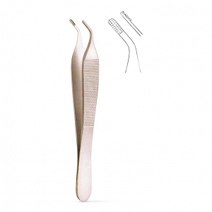 Medline MDG0641601 Adson-Brown TC Diamond Point Forcep, Surgical ...