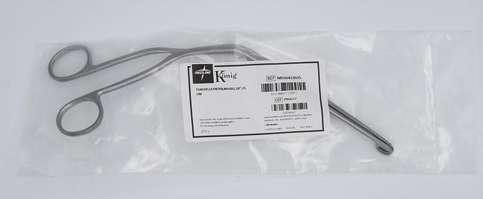 Medline Ringed Forceps Medline MDS0419025 Catheter Magill Forcep, Surgical Forceps, 10 Inch Each