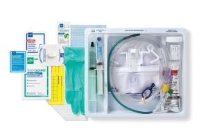Medline # URO180814S Urethral Catheter Tray - 14FR 17IN 10ML Foley ...