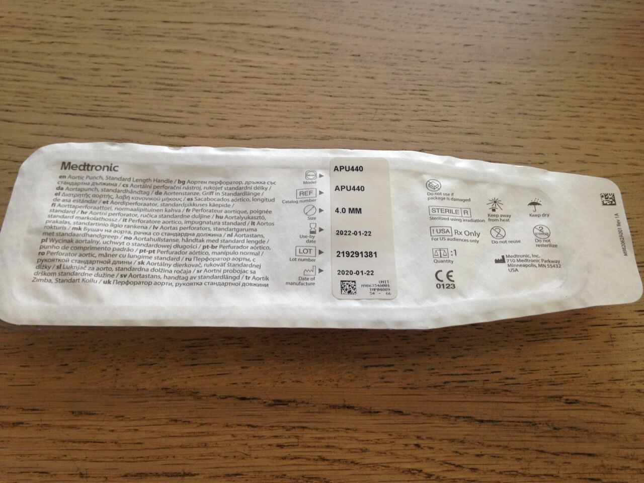 Medtronic # APU-440