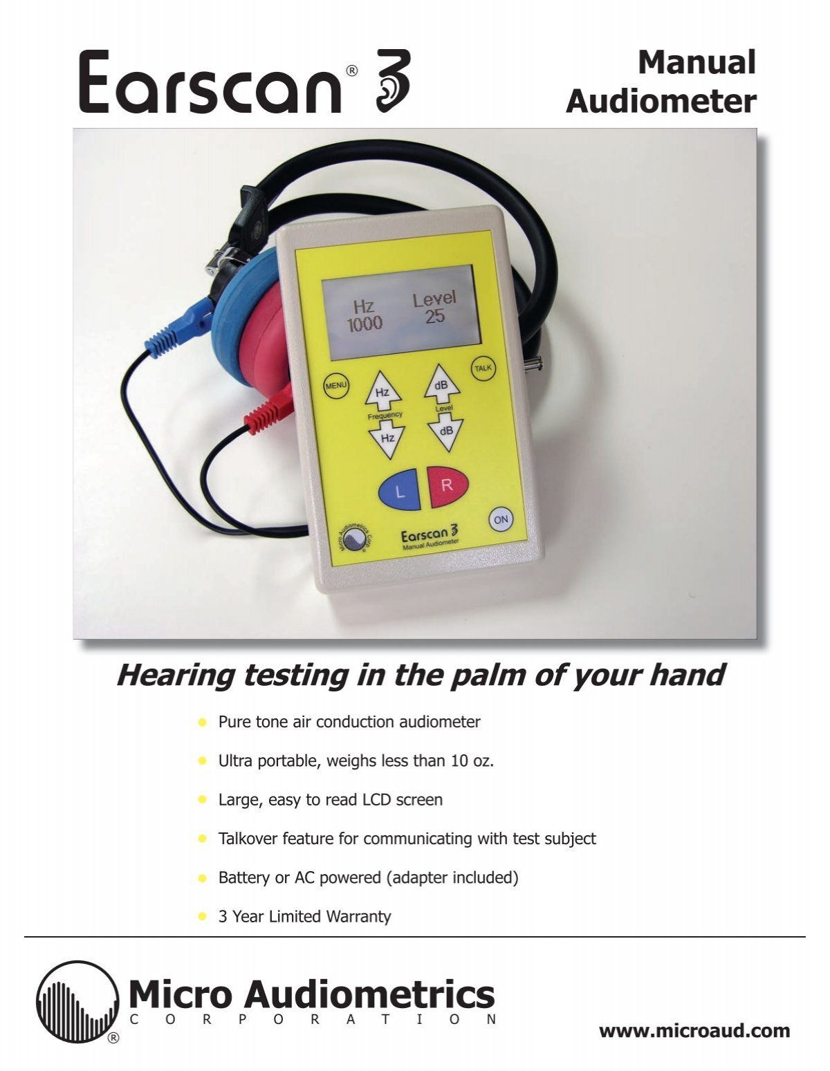 Micro Audiometers # 6.001