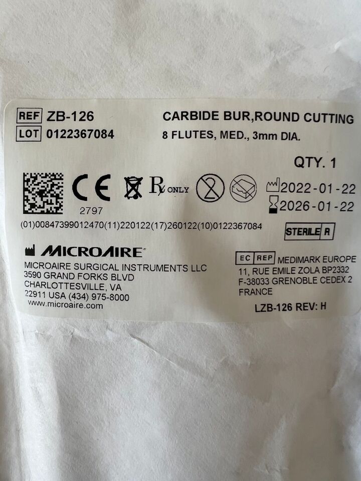 Microaire Surgical # ZB-126
