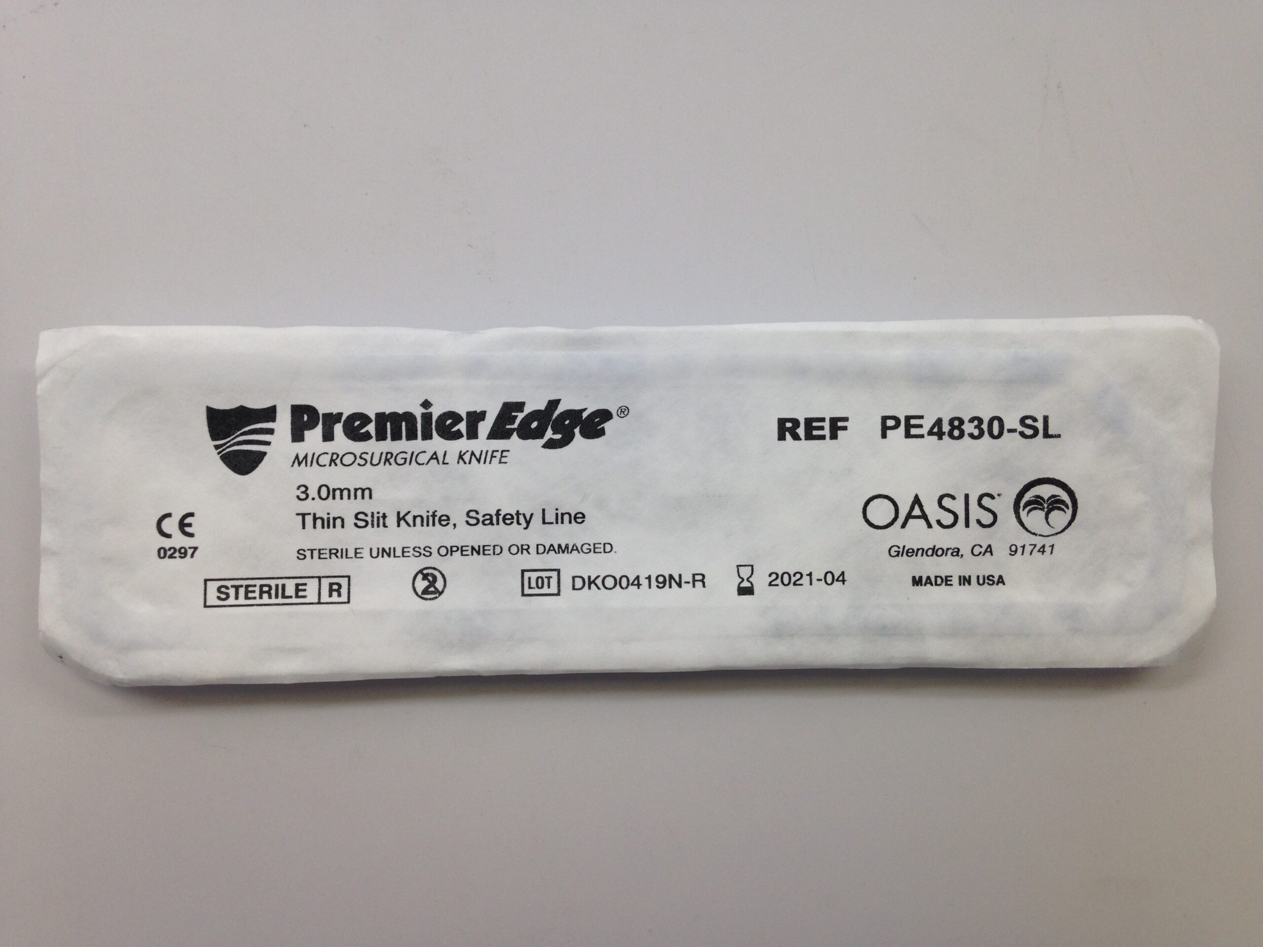 Oasis Medical # PE4830-SL