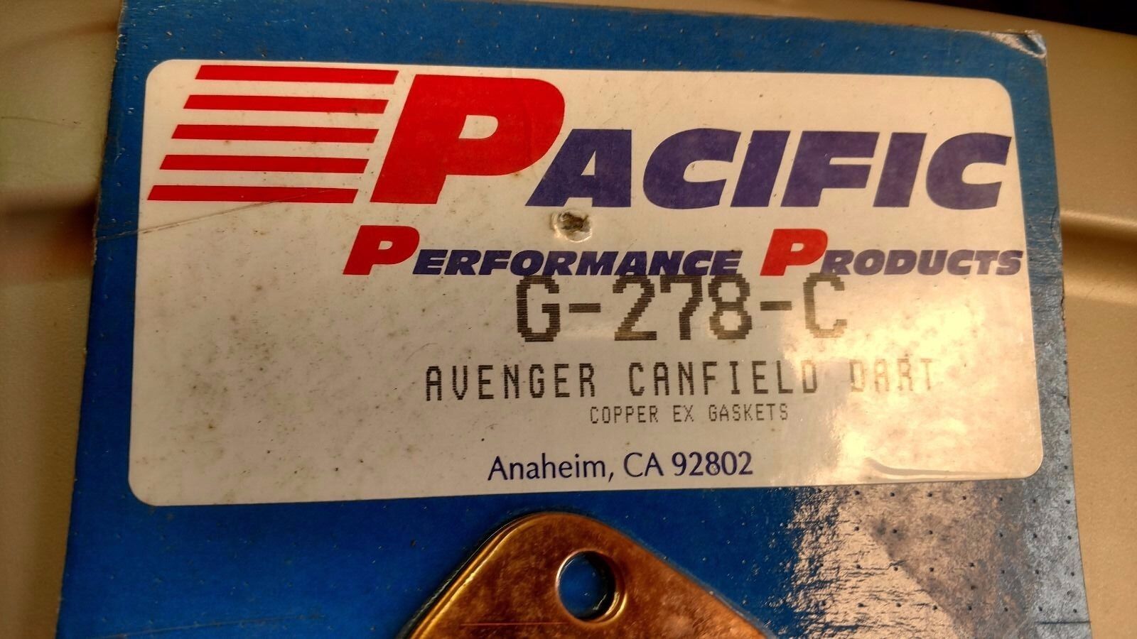 Pacific Inc # G-278/100
