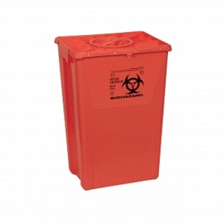 Scott Containers # MDS705318 18 Gallon Red Sharps Containers - Portable ...