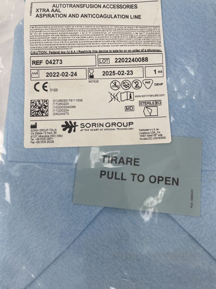 Sorin Biomedical # 4273