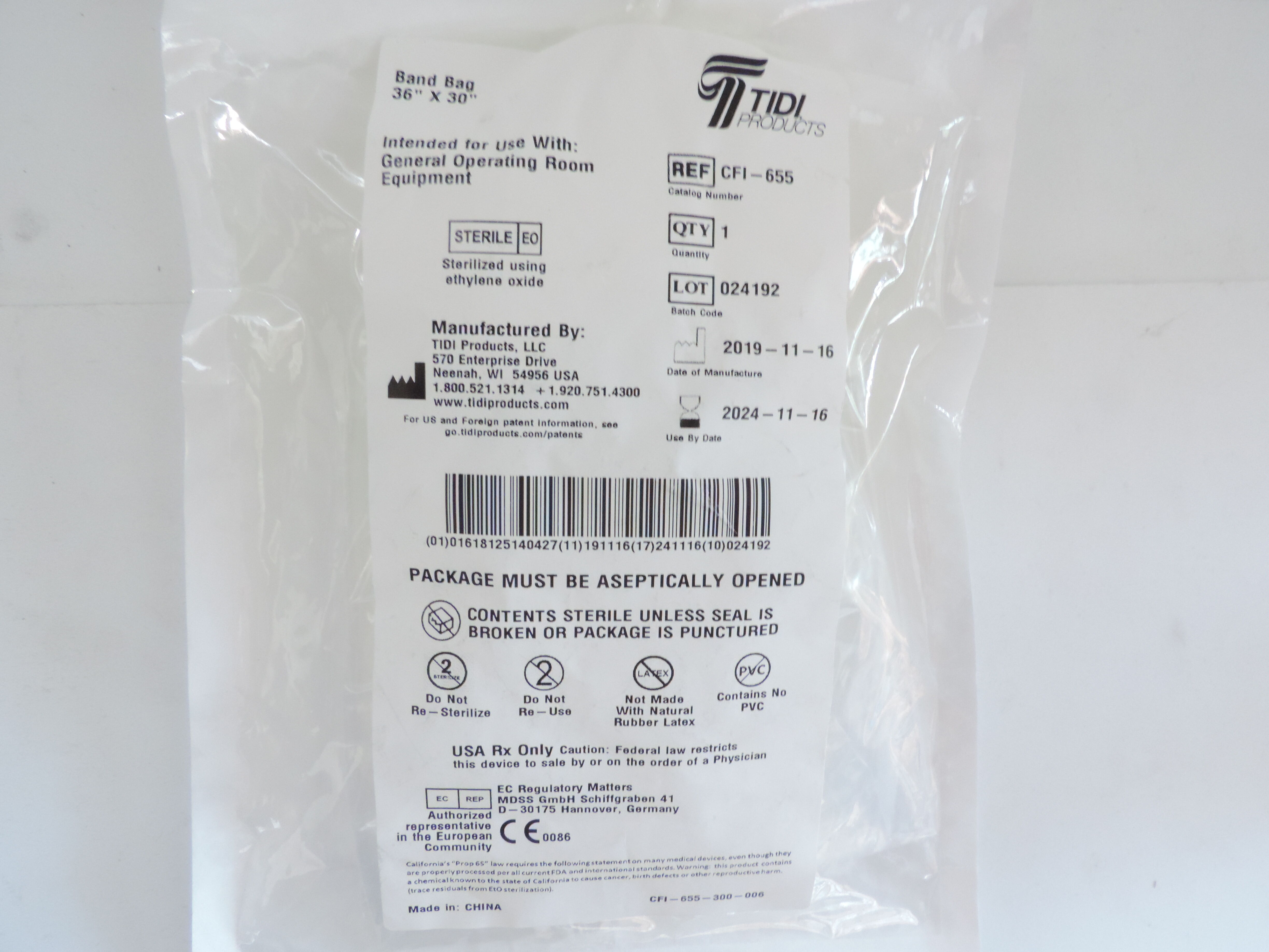 TIDI Products # CFI-655