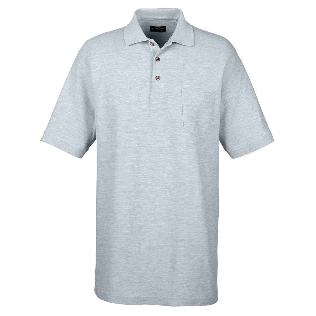 Ultraclub # 8544 HEATHER GREY XXL