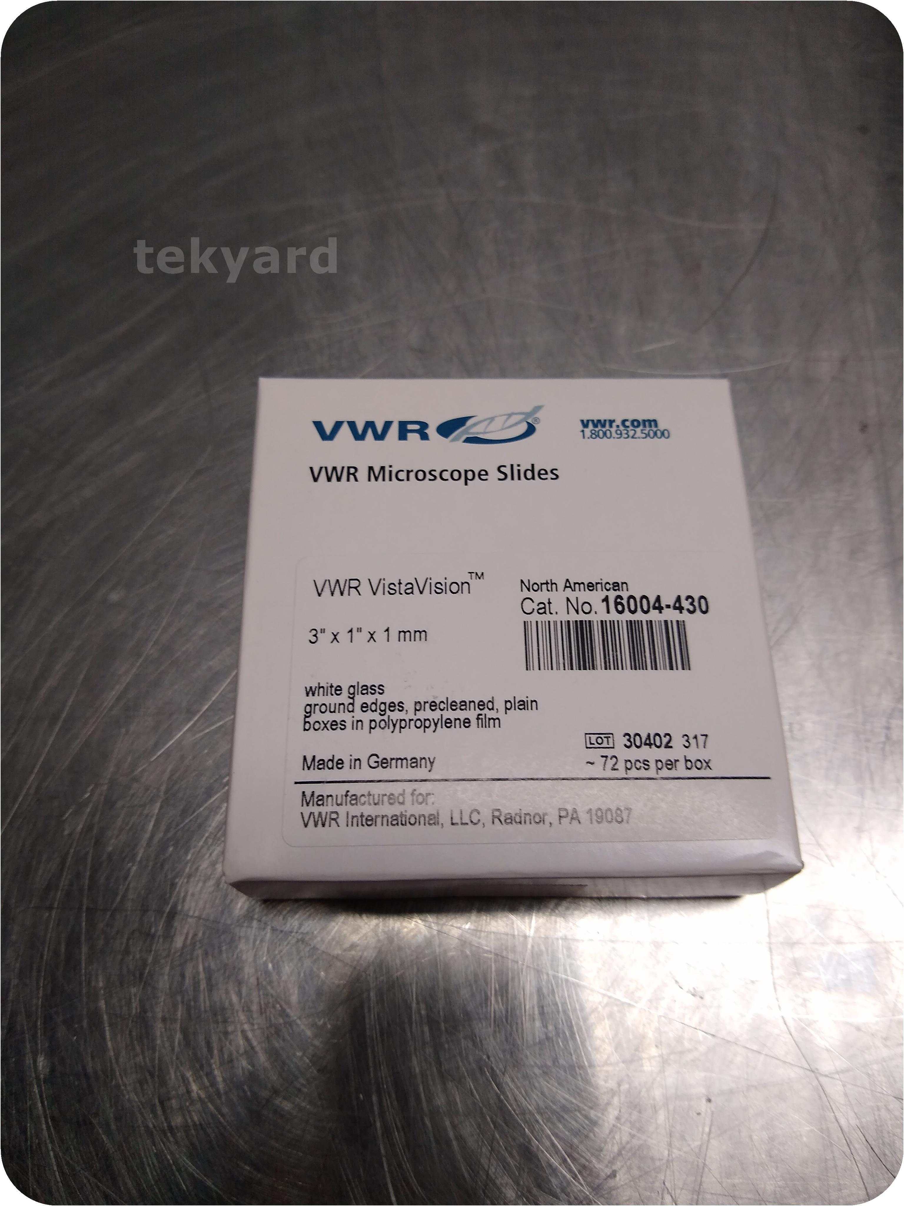 VWR Scientific # 16004-430