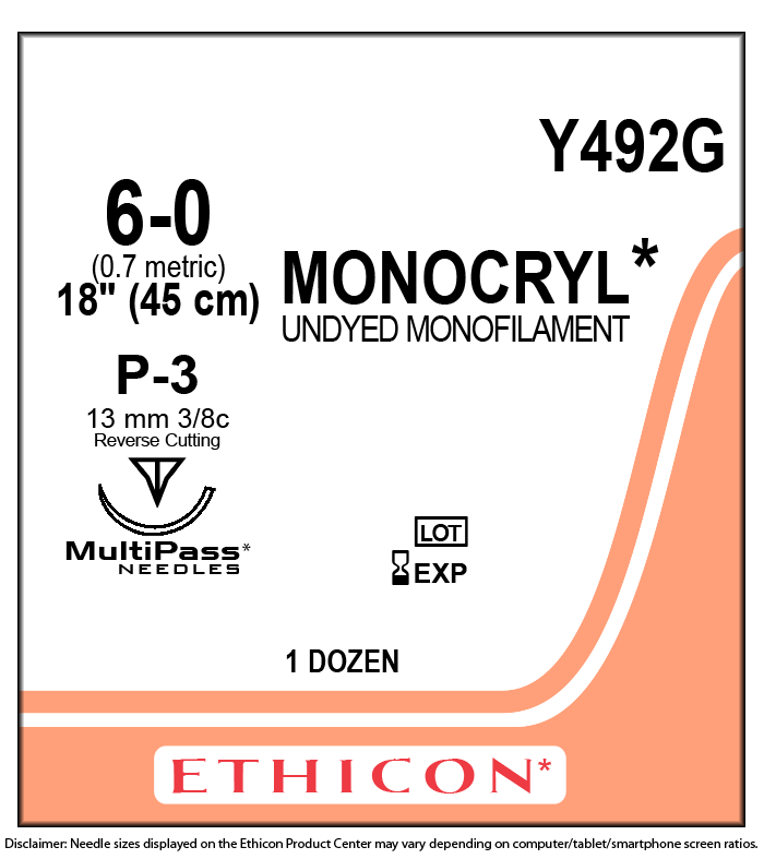 Ethicon # Y492G