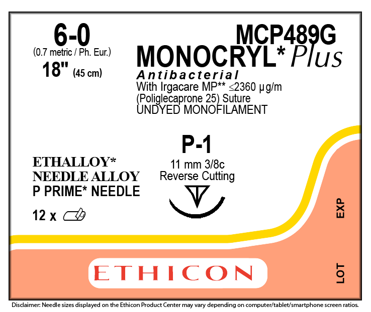 Ethicon # MCP489G