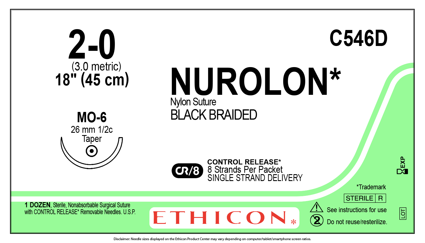 Ethicon # C546D