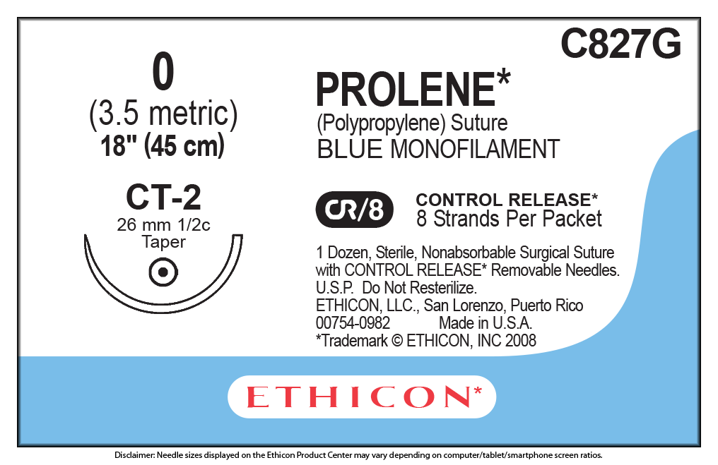 Ethicon # C827G
