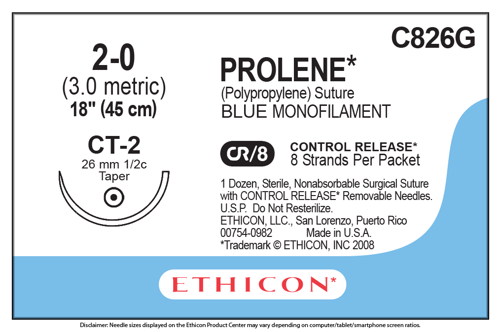 Ethicon # C826G