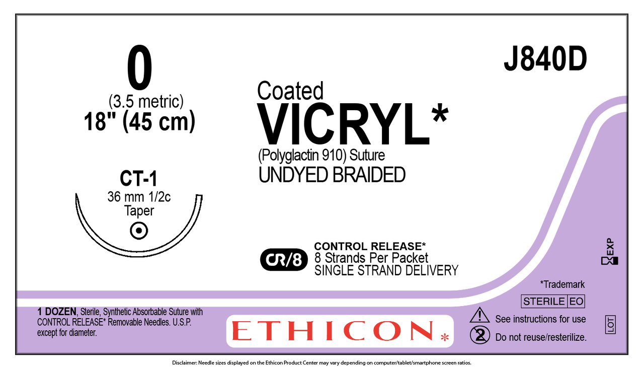 Ethicon # J840D