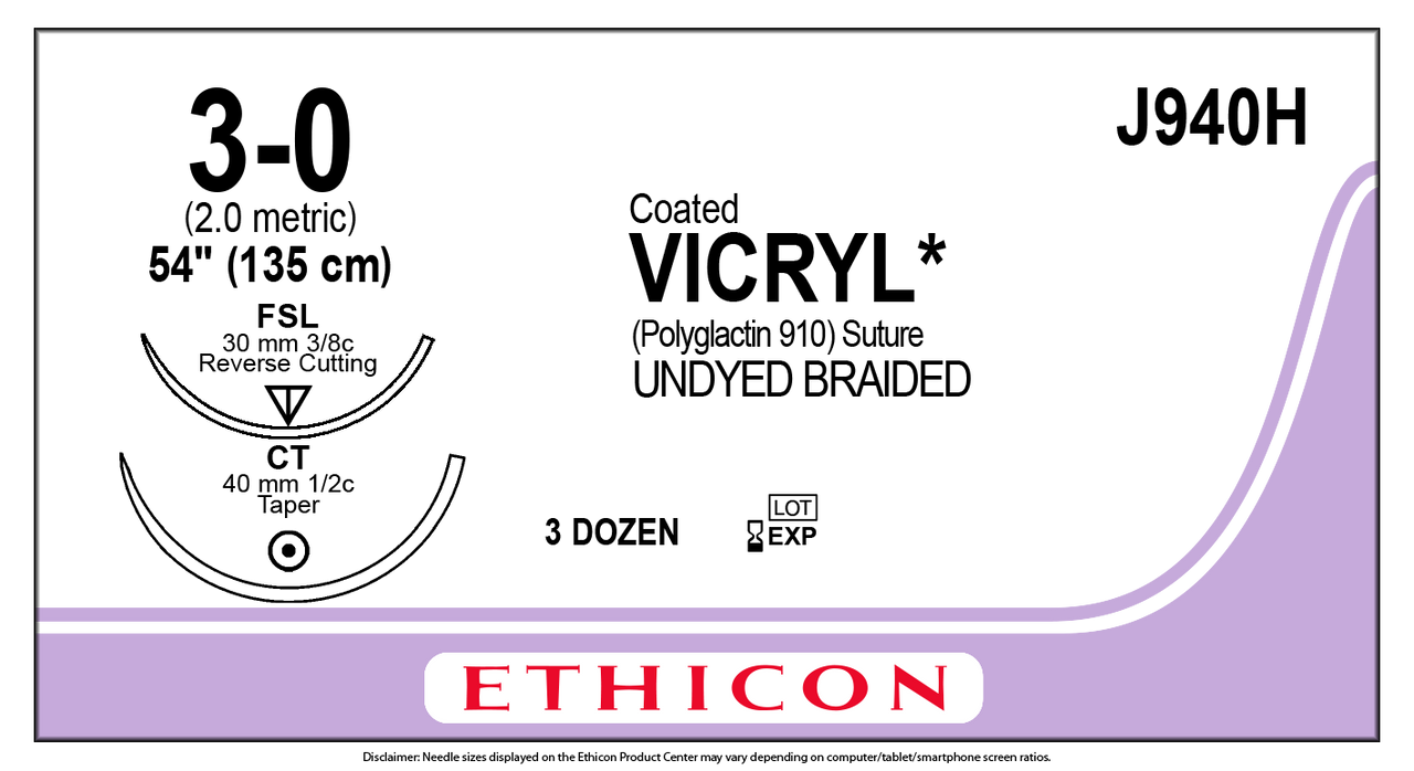 Ethicon # J940H