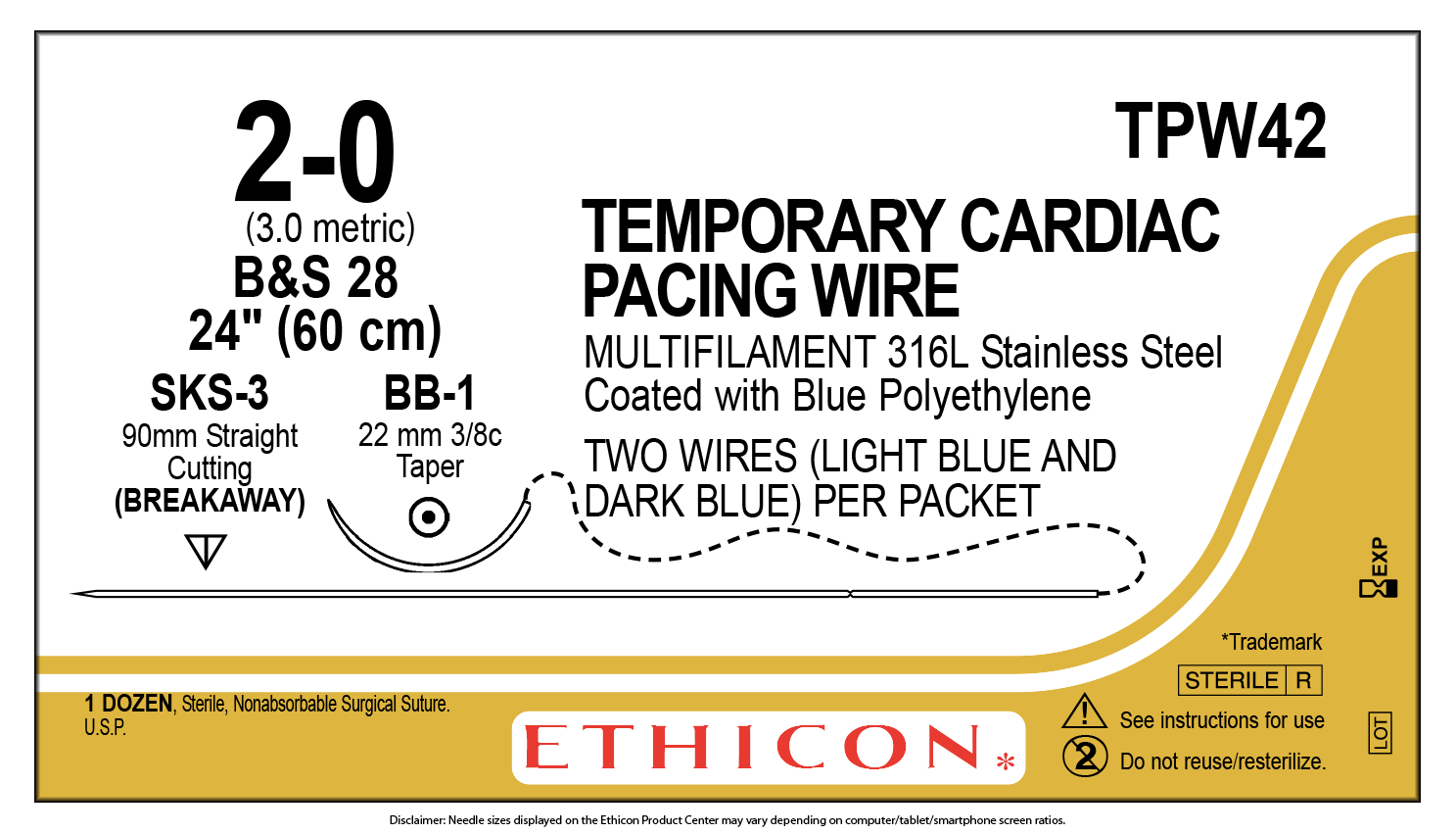 Ethicon # TPW42